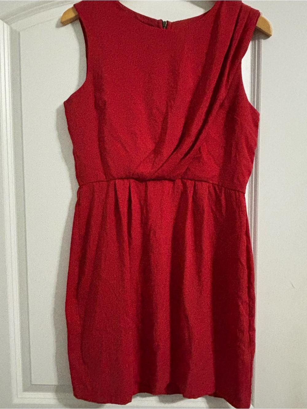 Mini Red Sleeveless Women's Dress